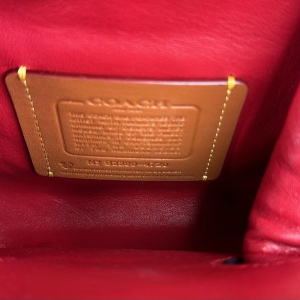 Coach 1941  Keith X Haring Disney Mickey Mouse Red Black - Picture 11 of 12